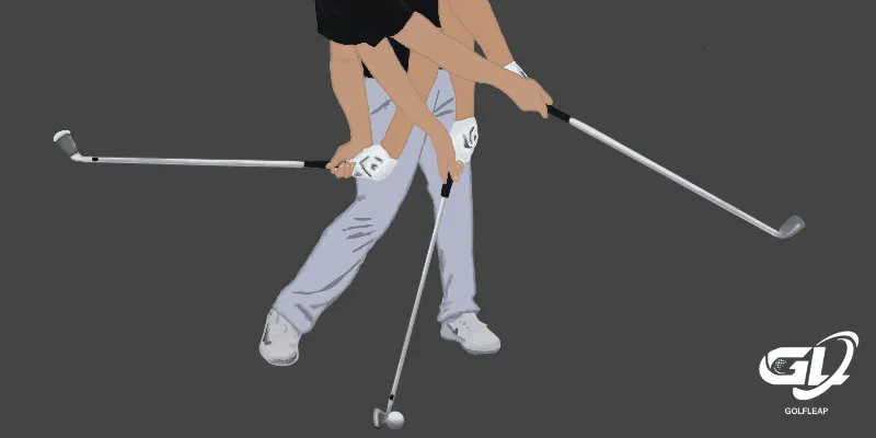 the golf downswing