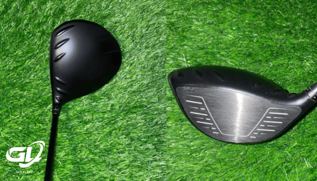PING G425 MAX DRIVER top view and face view