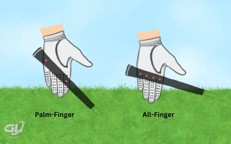 palm-finger vs all-finger grip