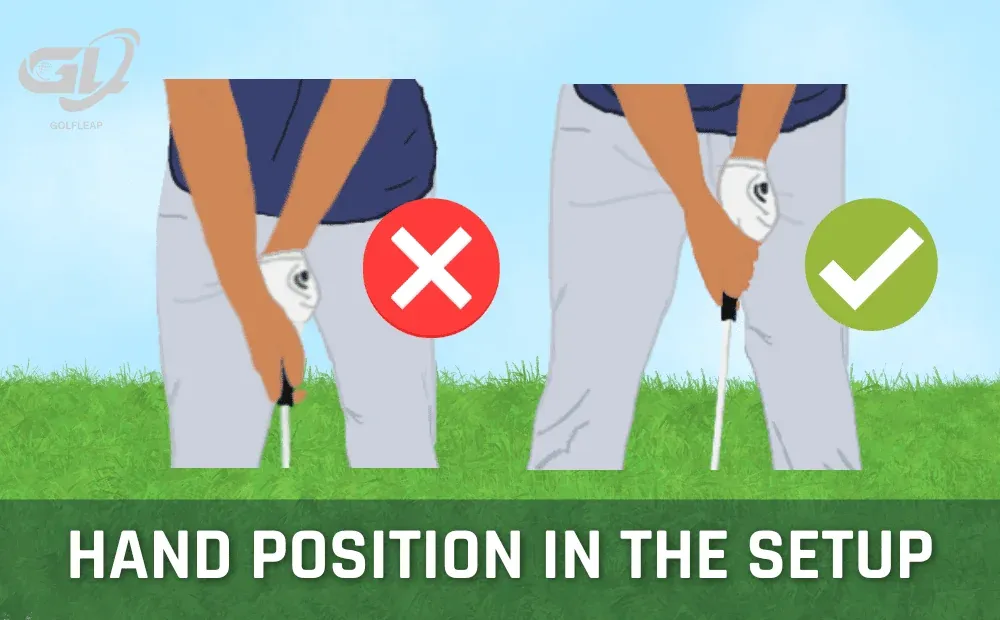 Hand Position At Address in Golf