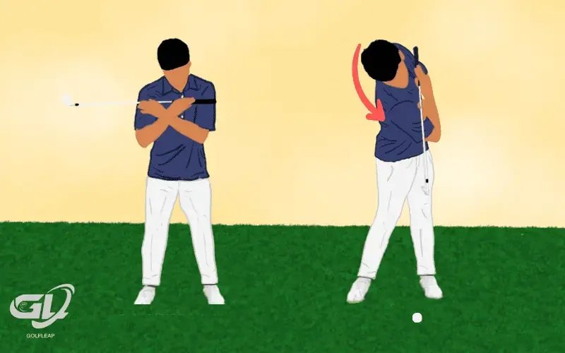 Feel Your Trailing Shoulder Attack the Golf Ball in the downswing